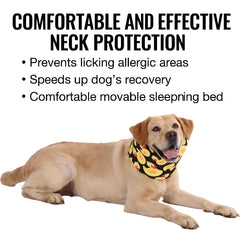 LovinPet collar memory foam closeup offers soft comfort during recovery.