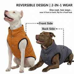 LovinPet puffer para perro grande, dos caras: cambio rápido de look y facilidad de limpieza.