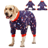 LovinPet Pullover Pitbull Pajama front view: lightweight comfort for relaxed outdoor lounging.