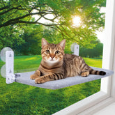 lrjrizzo cat window perch foldable design saves space while giving your cat a cozy sun spot.