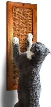 LSAIFATER wall mounted cat scratching post with vertical design for furniture protection