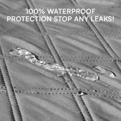 Luciphia anti-slip paw-print back prevents shifting during playful pets.