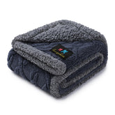 Luciphia waterproof pet blanket closeup fleece for cozy warmth