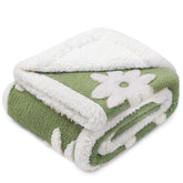 Luciphia waterproof pet blanket plush fleece closeup for warmth and leak protection
