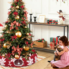 LUCKITTY cat tunnel close-up shows snowflake print and cushioned paws protection