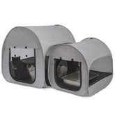 LUCKITTY portable cat playpen main house setup shows spacious multi-cat room for comfort