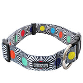 Lucky Love Dog SOCO XS collar front view shows soft, comfortable fit for small dogs.