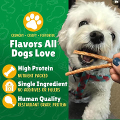 Lucky Premium Treats chicken jerky straws small puppy—gentle bite, easy rewards for puppies.