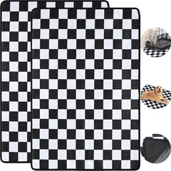 Luckyiren washable puppy pee pad four-layer top-detail highlighting durability and spill containment