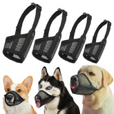 LUCKYPAW four-piece dog muzzle set package shows complete range for quick sizing.