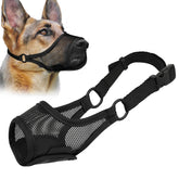 LUCKYPAW dog muzzle soft mesh breathable keeps your dog cool on walks.