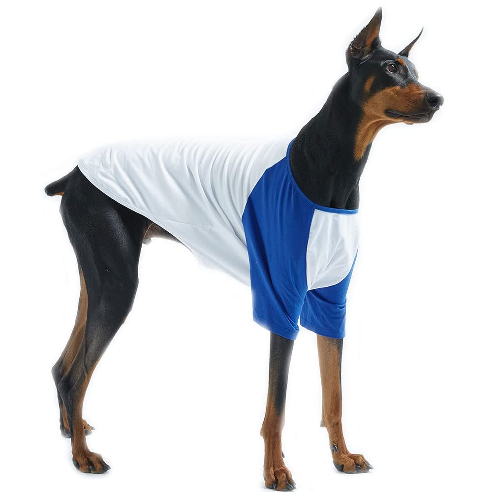 Lucky Petter dog cotton shirts front view raglan for comfortable daily wear.