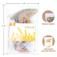 LUVCOSY Sprays Set Yellow Millet image shows enrichment texture for chewing.