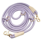 Lucpawz 8.5ft hands-free nylon rope leash enables comfortable dog walking.