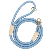 Lucpawz Lobster Snap Leash blue demonstrates a sturdy 5ft walking design for safe daily walks.