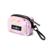 Lucy & Co Unicorn Magic Dog Poop Bag Holder front view with leak-proof dispenser for tidy pickups.