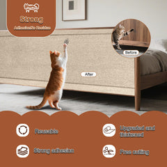 LukerPaws Cat Scratch Mat Khaki — covers cat tree stands for versatile use