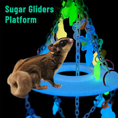 LUKHMELF sugar-glider-tower-climbing-chain promotes active climbing play