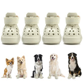 Lukovee dog shoes show breathable upper for cooler paws on hot days
