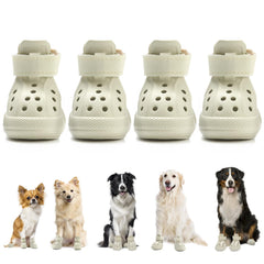 Lukovee dog shoes show breathable upper for cooler paws on hot days