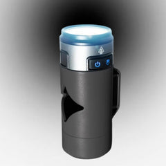 Lumi Pawtners magnetic lock and USB-C charging shown on the holder for secure recharging.