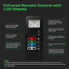 LuminPacific aquarium light with sunrise-sunset timer for natural day-night cycles.