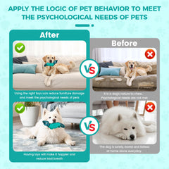 LunaPaw durable lizard toy shows nylon-rubber construction for tough chewers.