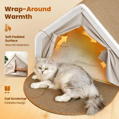 LUNNTE plush cushioned base for warm, comfortable lounging.