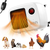 LUPAPA thermostatic wall-mounted heater provides quiet warmth for pets.