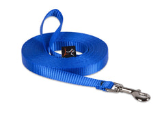 LupinePet Basics self loop handle close up showing sturdy stitching and grip