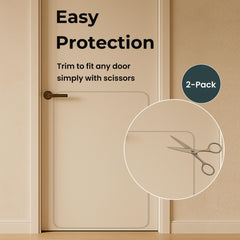 Lupvar custom-cut precision fit using household scissors on any size surface