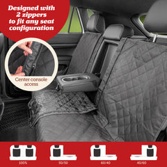 Lusso Gear backseat protector universal fit works in cars and trucks.