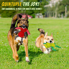 Luudoogs cow plush squeaky toy offers durable, soft fabric for long-lasting big-dog fun.