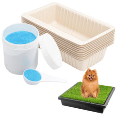 LUVCOSY pee-pod refill pack for PetSafe Pet Loo, mess-free disposal.