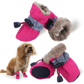 LUZGAT botas para perro con cierre ajustable, ideal para patitas en invierno