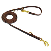 LWBMG correa de cuero para perros vista general y durabilidad.
