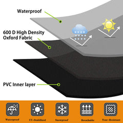 Top cover prevents escapes and keeps pets contained safely.