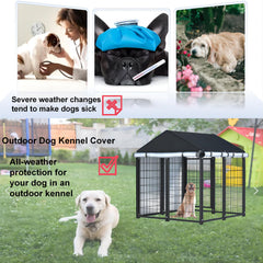 LYBOSH transparent front panel offers visibility while keeping shelter weatherproof.