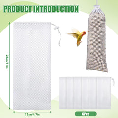 LYCBTC Finch Sock Feeder opening-fill view highlights easy-fill design for mess-free refills.