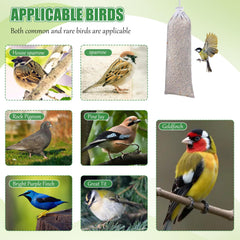 LYCBTC Finch Sock Feeder ultra-fine-mesh detail demonstrates small-bird access to thistle.