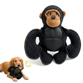 LydaPKS Gorila peluche 11 pulgadas, ideal para perros de boca grande.
