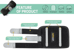 Lyderpet dog wearing brace demonstrates secure fit with adjustable straps for comfort.
