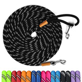 Lynxking long dog leash reflective night walk for safer evening strolls.