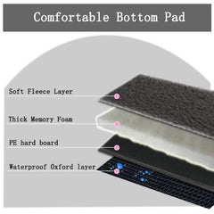 Lyricalife car seat with waterproof fleece pad for comfort