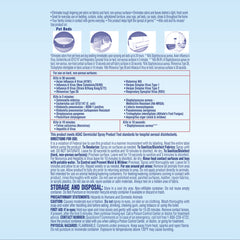 Lysol Pet Odor Eliminator mist dispensed evenly for quick fabric and surface deodorizing.