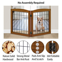 LZRS gate across a hallway shows versatile 360-degree hinge.