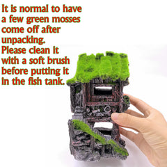 M2cbridge Moss-detail close-up emphasizes safe resin finish and authentic look.