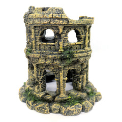 M2cbridge roman-column-round aquarium decoration enhances natural scenery and shelter.