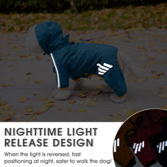 Mabawa dog raincoat leash hole enables easy leash access during outdoor adventures.