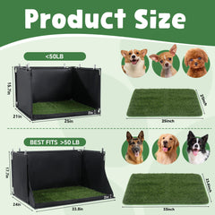 MABOZOO foldable indoor potty tray with hemmed edge for tidy spills.
